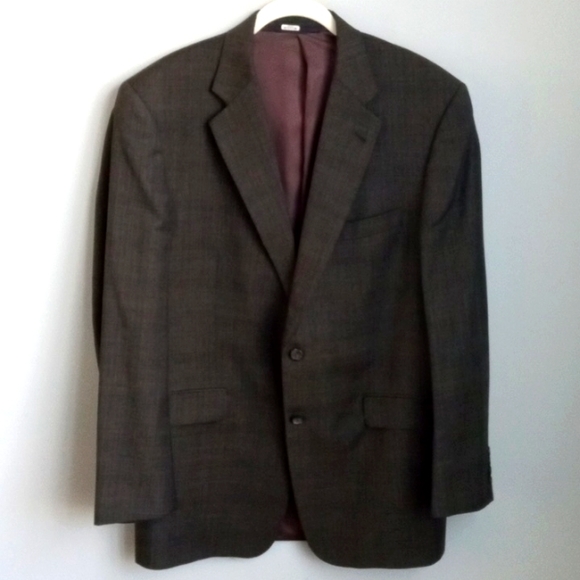 Nordstrom Burberry London Brown Soft Wool Sport Coat Size 42R. - Picture 1 of 14
